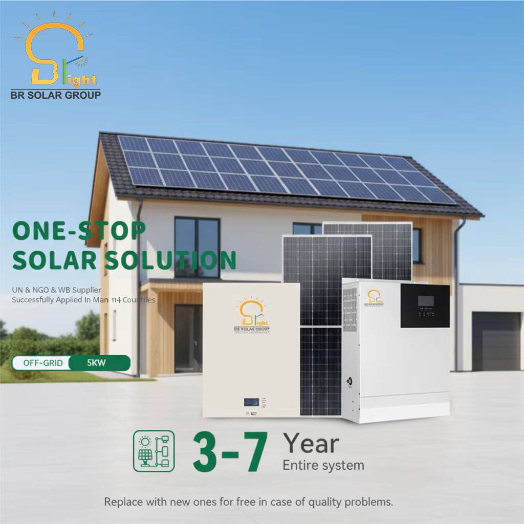 BR SOLAR Home Energy Storage System 3kw 5kw ESS Battery Energy Storage Hybrid Solar System for Home Use