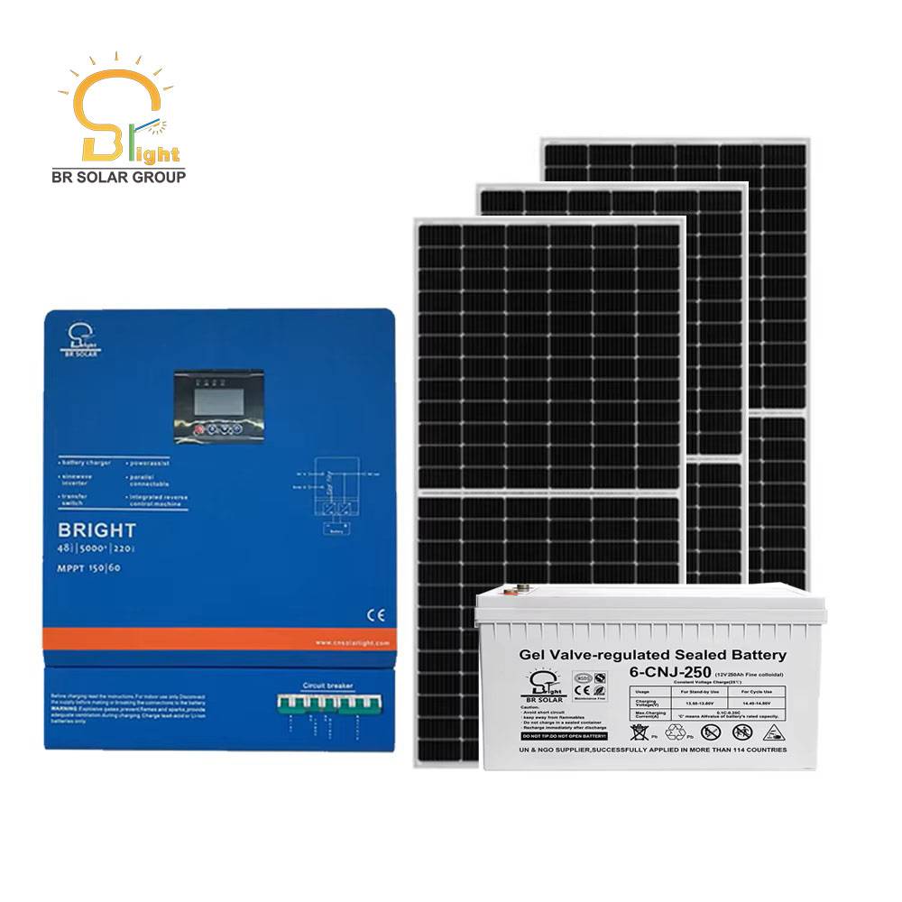 BR SOLAR All-in-one Solar Battery Energy Storage System 5-10kW Off-Grid & Hybrid Grid Wall-Mounted Home Appliances System