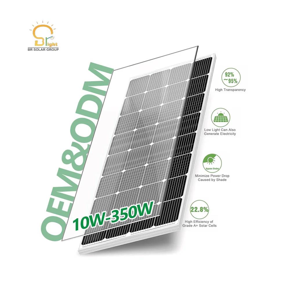 Солнечные панели BR SOLAR, солнечная панель 100 Вт, фотоэлектрический модуль 150 Вт, солнечная панель для солнечной энергетической системы дома