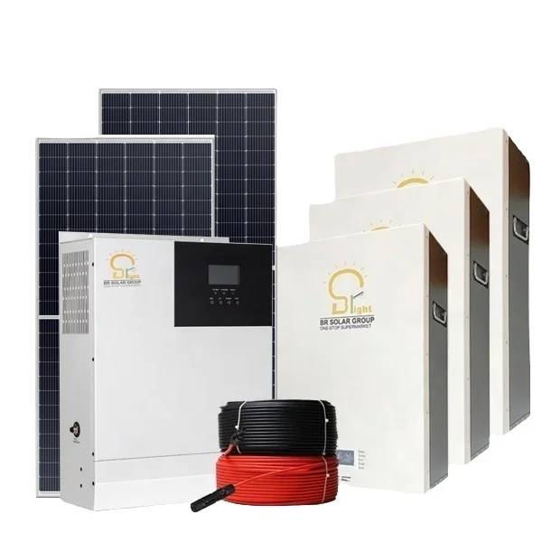 BRSOLAR Солнечная батарея Генератор энергии от сети 2KW 3KW 5KW Солнечная домашняя система хранения энергии