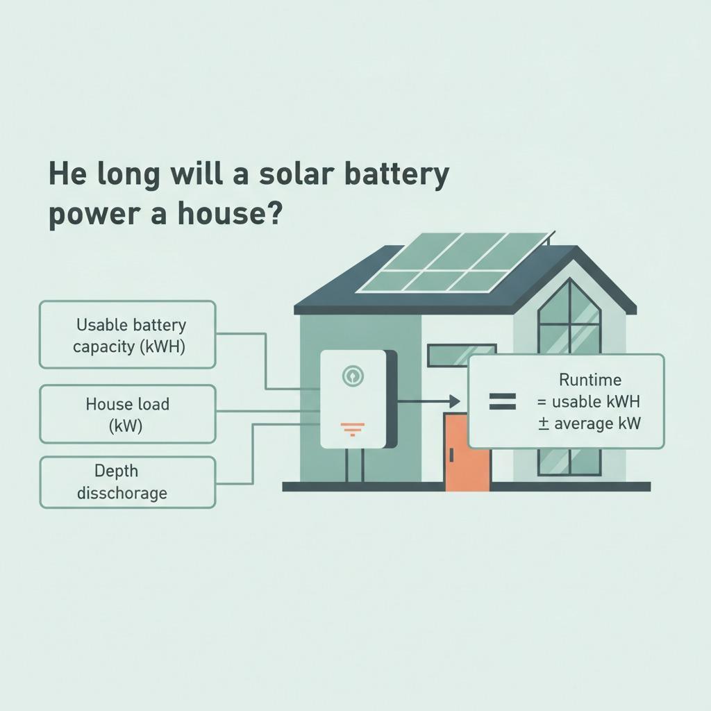 How Long Will a Solar Battery Power a House? The Real Answer